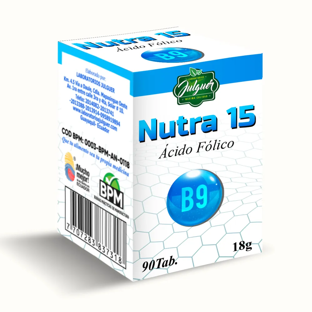 Nutra 15-B9 Ácido Fólico