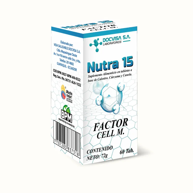 Nutra 15 Factor Células Madres